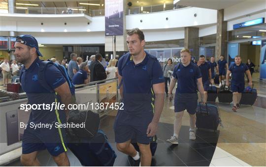 Leinster Rugby Squad arrive in South Africa