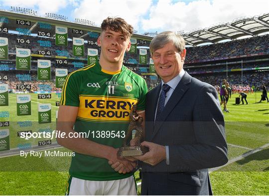 Man of the Match at Kerry v Derry - Electric Ireland GAA Football All-Ireland Minor Championship Final