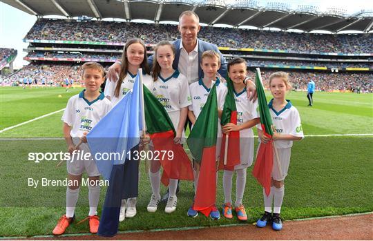 eir Flagbearers at Dublin v Mayo - GAA Football All-Ireland Senior Championship Final eir Flagbearers at Dublin v Mayo - GAA Football All-Ireland Senior Championship Final