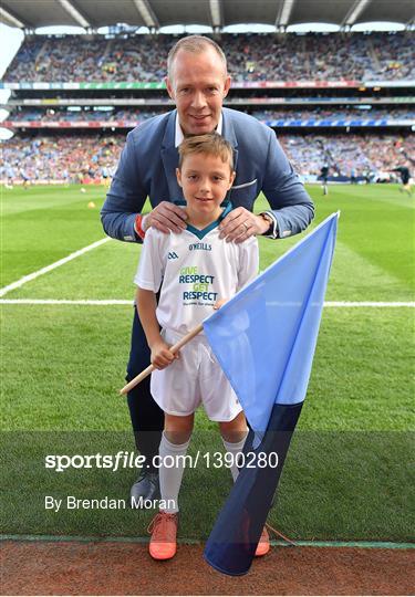 eir Flagbearers at Dublin v Mayo - GAA Football All-Ireland Senior Championship Final eir Flagbearers at Dublin v Mayo - GAA Football All-Ireland Senior Championship Final