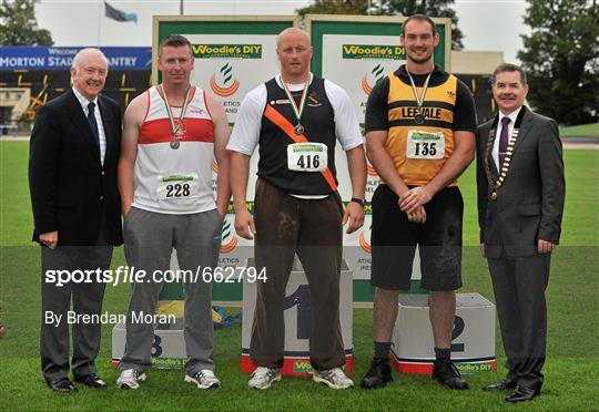 Woodie’s DIY Senior Track and Field Championships of Ireland - Sunday 8th July 2012