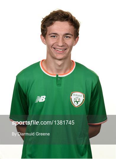 Republic of Ireland U19 Squad Portraits
