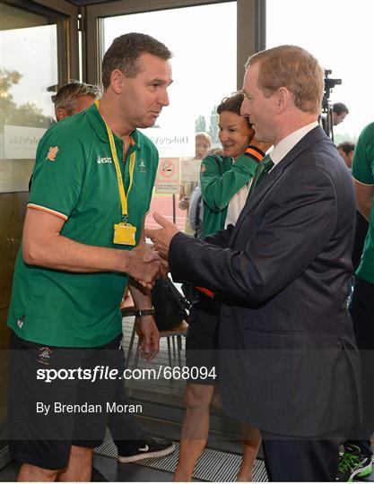 London 2012 Olympic Games - Enda Kenny Meets Irish Athletes Friday 27th July