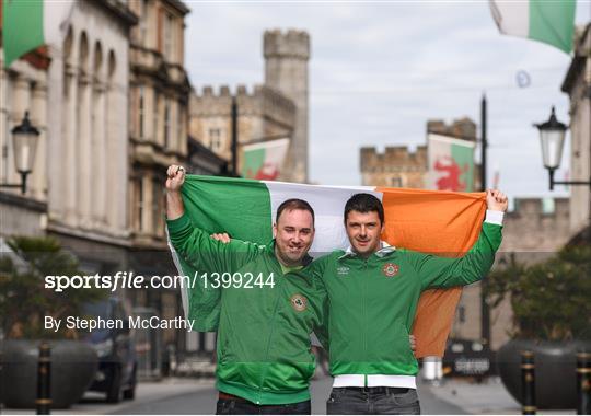 Republic of Ireland Supporters in Cardiff Republic of Ireland Supporters in Cardiff