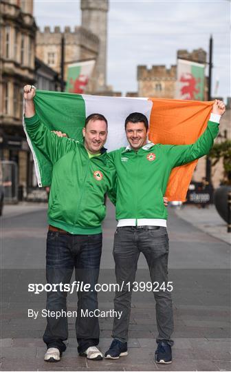 Republic of Ireland Supporters in Cardiff