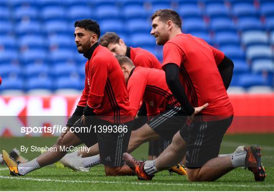 Wales Squad Training and Press Conference