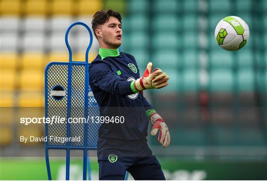 Republic of Ireland U21 Squad Training
