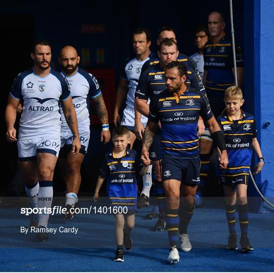 Mascots at Leinster v Montpellier - European Rugby Champions Cup Pool 3 Round 1