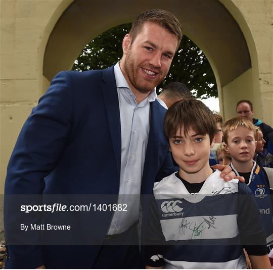 Pre-Match Activites at Leinster v Montpellier - European Rugby Champions Cup Pool 3 Round 1