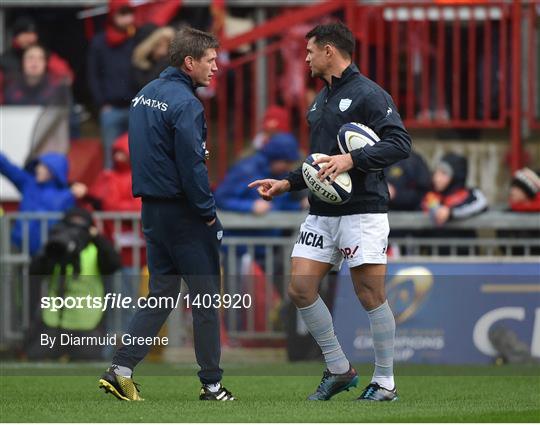 Munster v Racing 92 - European Rugby Champions Cup Pool 4 Round 2 Munster v Racing 92 - European Rugby Champions Cup Pool 4 Round 2