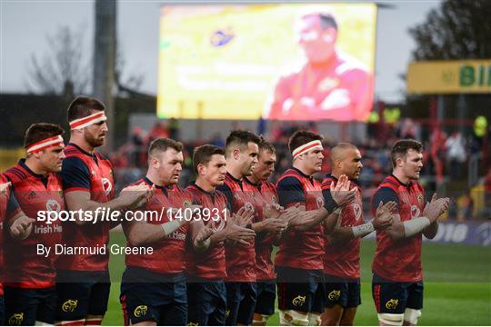 Munster v Racing 92 - European Rugby Champions Cup Pool 4 Round 2 Munster v Racing 92 - European Rugby Champions Cup Pool 4 Round 2