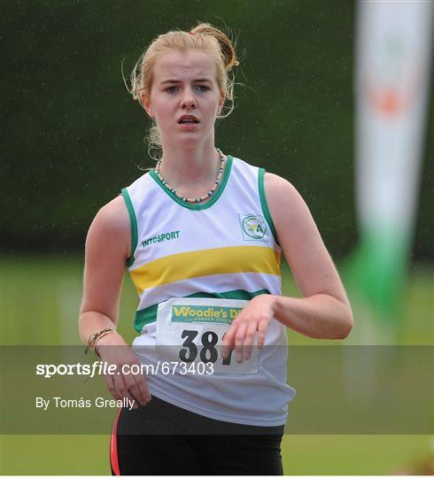 Woodie’s DIY Juvenile Track and Field Championships of Ireland - Saturday 28th July 2012