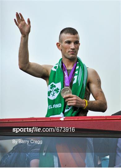 Team Ireland Return Home from the London 2012 Olympic Games - Mullingar