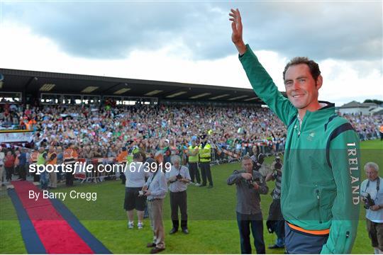 Team Ireland return home from the London 2012 Olympic Games - Mullingar
