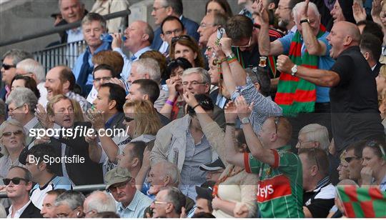 Supporters at Dublin v Mayo - GAA Football All-Ireland Senior Championship Semi-Final