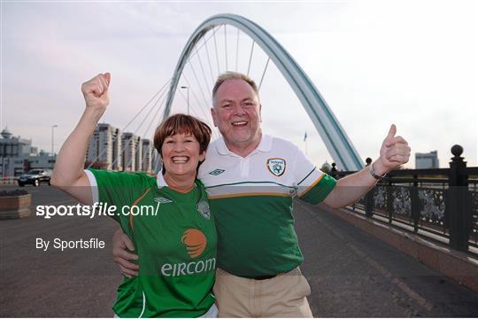 Republic of Ireland Supporters in Kazakhstan - Thursday 6th September