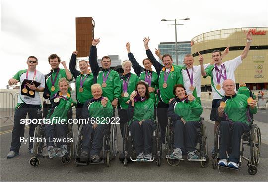 London 2012 Paralympic Games - Team Ireland Athletes Prepare for Departure Monday 10th September
