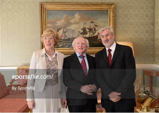 President Michael D. Higgins Hosts a Reception for the London 2012 Irish Olympic Team