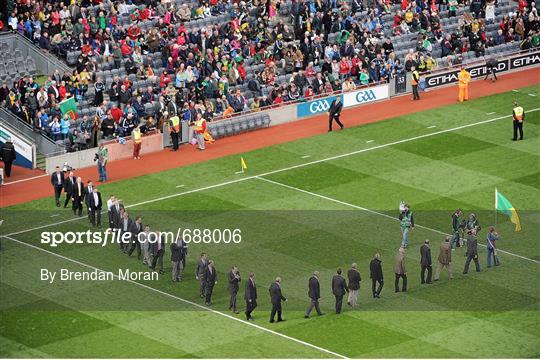 Meath Team of 1987 Introduced to the Crowd during the GAA Football All-Ireland Senior Championship Final