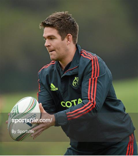 Munster Rugby Squad Training - Wednesday 10th October