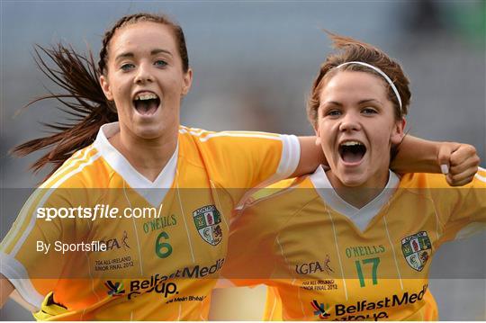 Antrim v Louth - TG4 All-Ireland Ladies Football Junior Championship Final