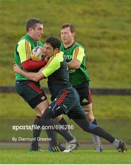 Munster Rugby Squad Training - Wednesday 31st October 2012