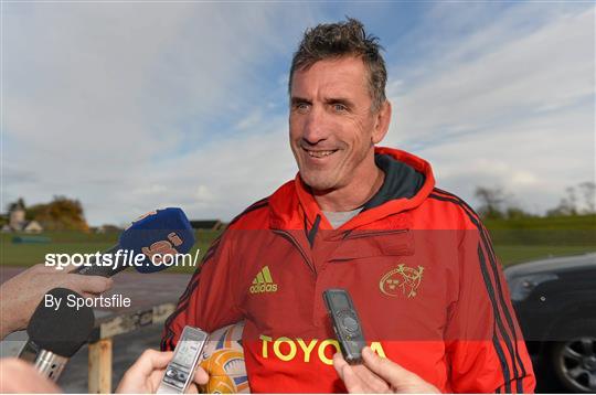 Munster Rugby Squad Press Briefing - Wednesday 31st October 2012