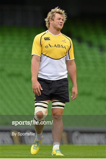 South Africa Rugby Squad Captain's Run - Friday 9th November 2012