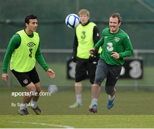 Republic of Ireland Squad Training - Monday 12th November 2012