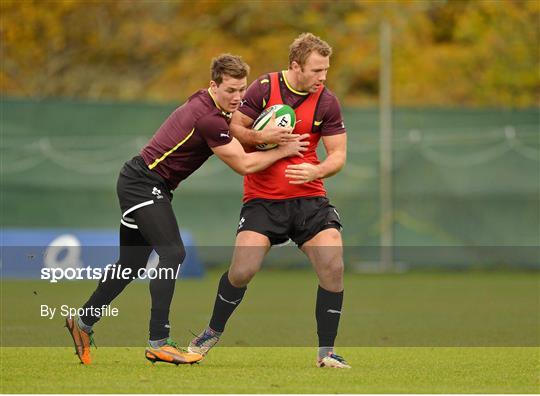 Ireland Rugby Squad Training - Tuesday 13th November 2012
