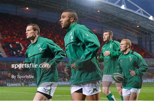 Ireland XV v Fiji - Autumn International