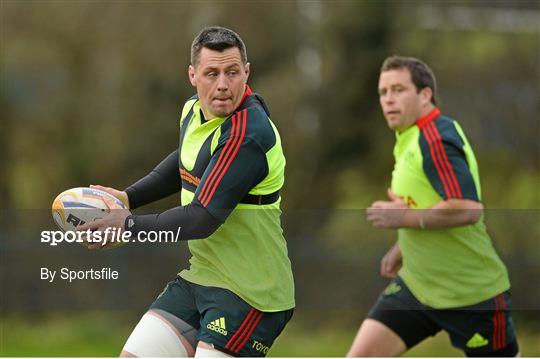 Munster Rugby Squad Training - Wedneday 21st November