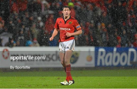 Munster v Scarlets - Celtic League 2012/13 Round 9
