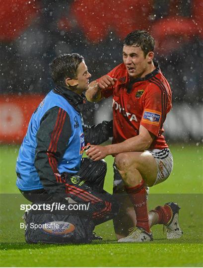 Munster v Scarlets - Celtic League 2012/13 Round 9