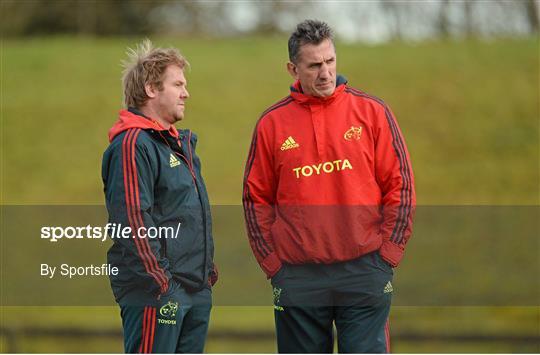Munster Rugby Squad Training - Tuesday 18th December