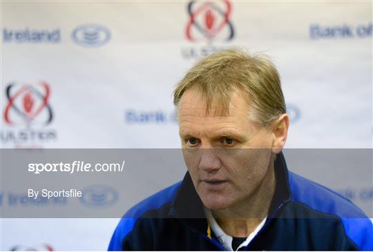 Ulster v Leinster Post Match Press Conference - Celtic League 2012/13 Round 11