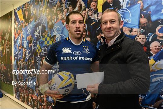 Most Valued Player sponsored by Volkswagen - Leinster v Connacht - Celtic League 2012/13 Round 12