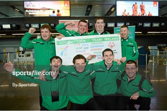 Team Ireland departs for for 2013 Special Olympics World Winter Games in PyeongChang, South Korea