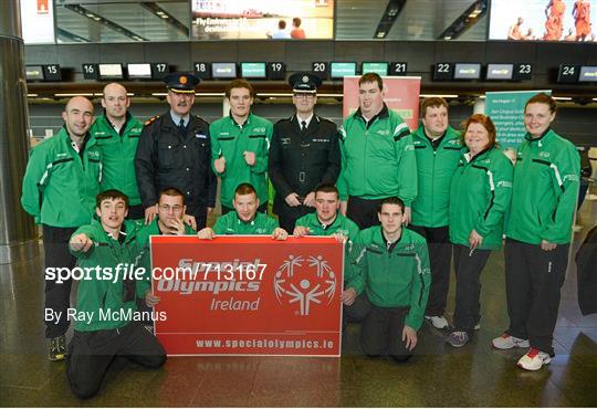 Team Ireland departs for for 2013 Special Olympics World Winter Games in PyeongChang, South Korea