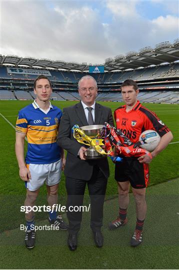 AIB GAA Hurling and Football Junior and Intermediate Club Championship Finals - Captains Photocall