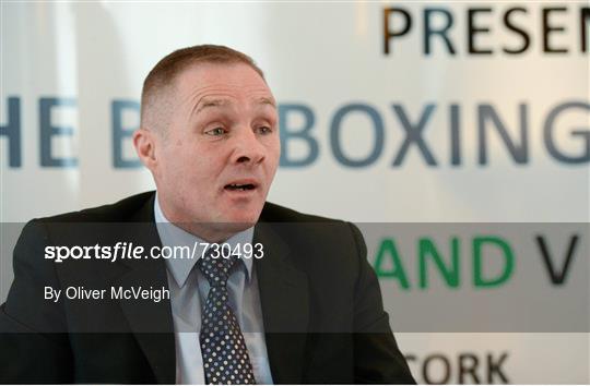 Announcement of a Two Test International Boxing Series between Ireland and France