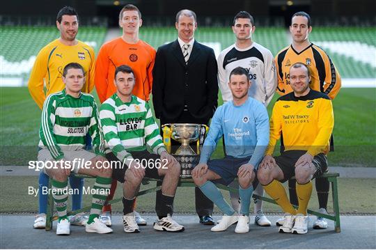 Photocall ahead of FAI Junior Cup Quarter-Final with Aviva and Umbro Photocall ahead of FAI Junior Cup Quarter-Final with Aviva and Umbro