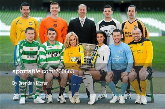 Photocall ahead of FAI Junior Cup Quarter-Final with Aviva and Umbro