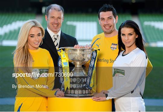 Photocall ahead of FAI Junior Cup Quarter-Final with Aviva and Umbro Photocall ahead of FAI Junior Cup Quarter-Final with Aviva and Umbro