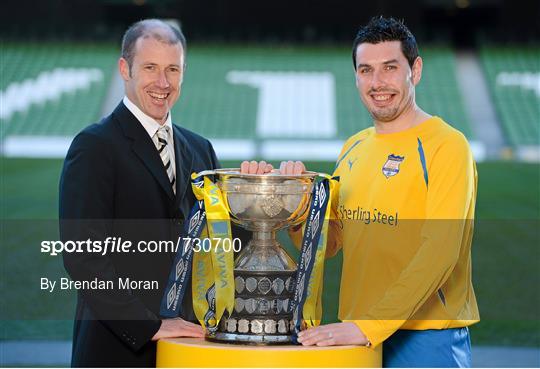 Photocall ahead of FAI Junior Cup Quarter-Final with Aviva and Umbro Photocall ahead of FAI Junior Cup Quarter-Final with Aviva and Umbro