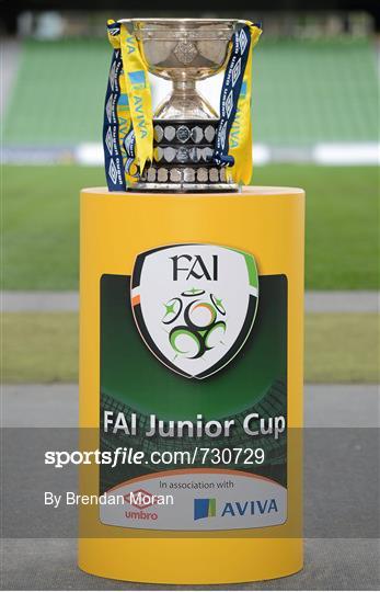 Photocall ahead of FAI Junior Cup Quarter-Final with Aviva and Umbro
