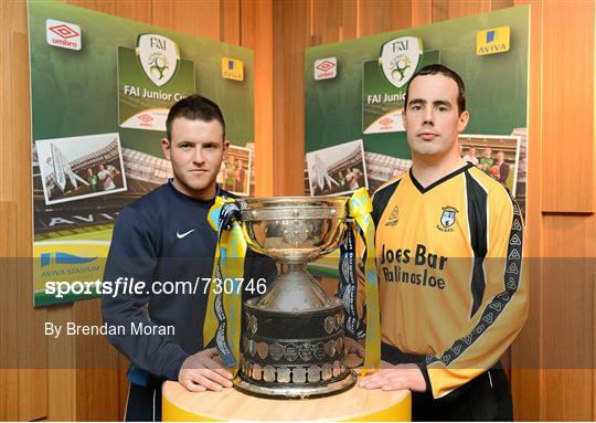 Quarter-Final draw for the FAI Junior Cup with Aviva and Umbro