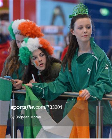 Ireland's Women's Rugby Squad Return to Ireland as Grand Slam Champions