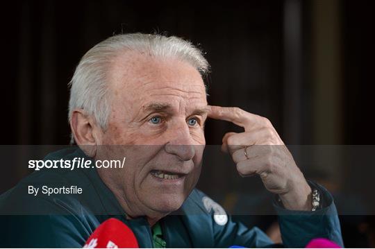 Republic of Ireland Squad Press Conference - Monday 25th March Republic of Ireland Squad Press Conference - Monday 25th March
