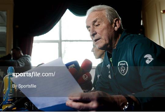 Republic of Ireland Squad Press Conference - Monday 25th March Republic of Ireland Squad Press Conference - Monday 25th March